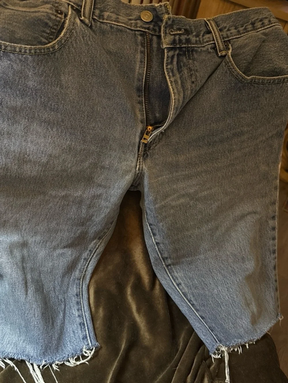 Levi's Men's Blue Cutoff Jean Shorts